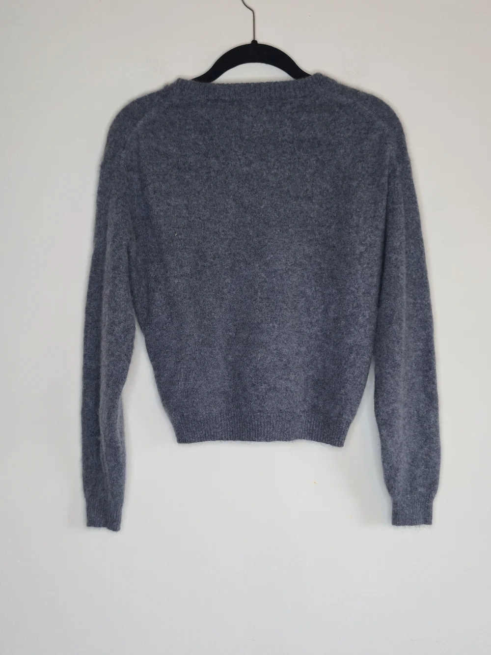 J.Crew 100% Cashmere Crewneck Sweater Heather Gray Size S Holiday 2025